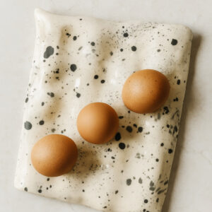 huevera de ceramica artesanal argentina