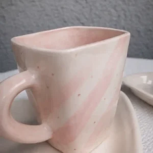 taza corazon de ceramica