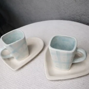 taza corazon de ceramica