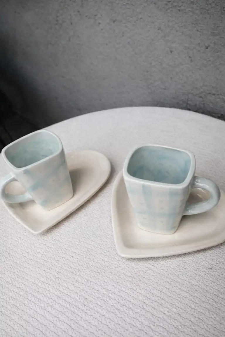 taza corazon de ceramica