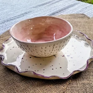 tazon de ceramica artesanal