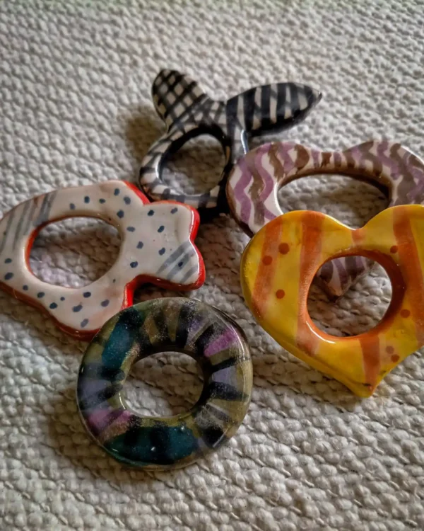 posa lentes de ceramica artesanal